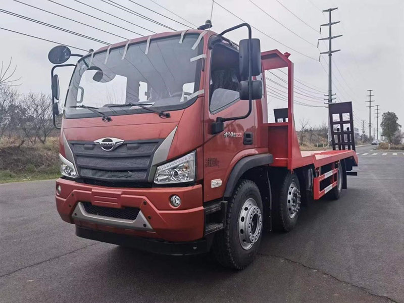 國六福田小三軸平板運輸車(chē)