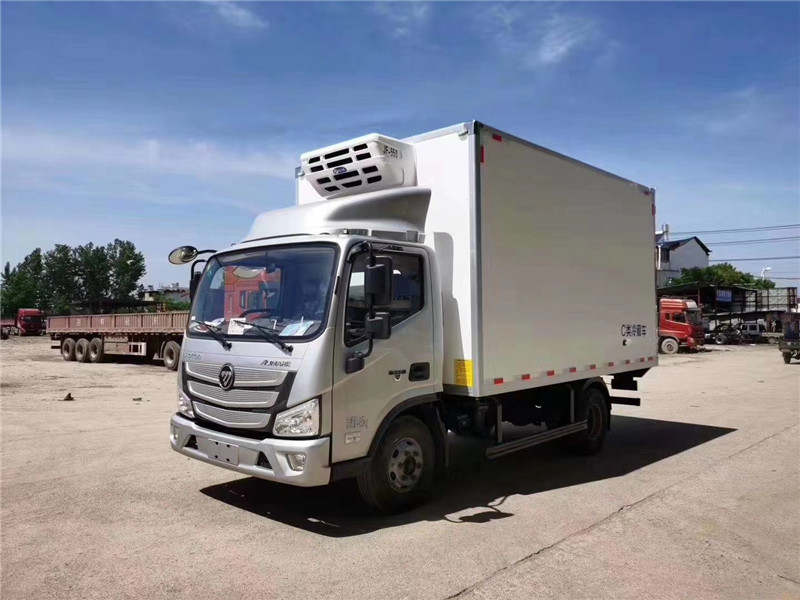 國六 福田歐馬可156馬力藍牌冷藏車(chē)